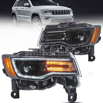 VLAND BLACK Full LED-strålkastare – Set (JEEP GRAND CHEROKEE 2014–2021)