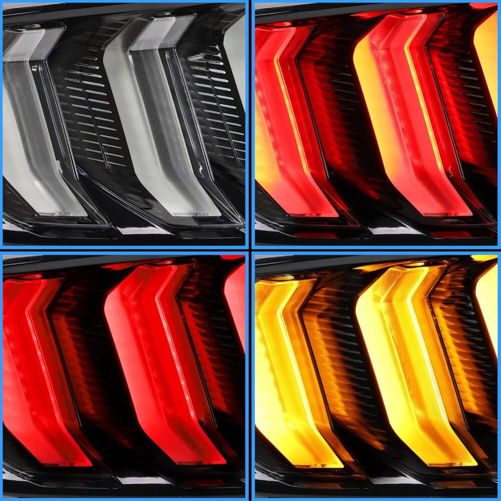 Bakljus – Smoke Black – VLAND (FORD MUSTANG 2015–2023) - 2