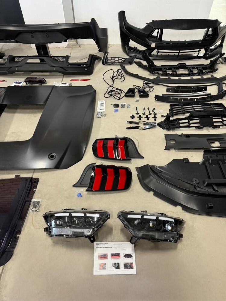 Full Bodykit – Dark Horse LED-stil (FORD MUSTANG 2018–2023 GT & EcoBoost) - 6