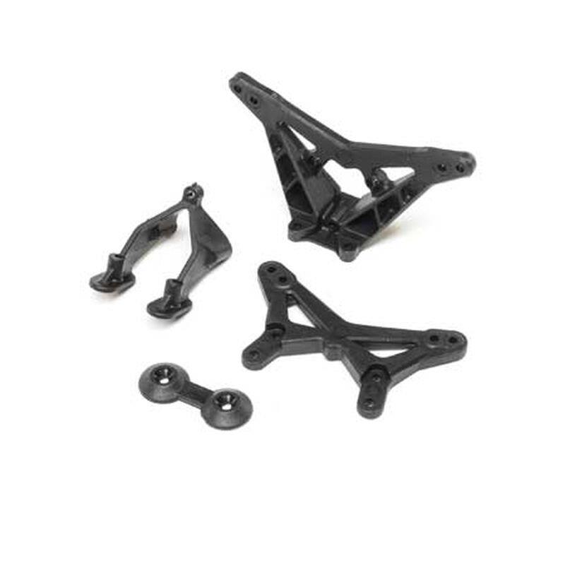 LOSI FR/RR Shock Tower Wing Stay: Mini-T 2.0, Mini-B