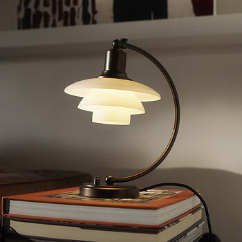 PH 2/2 Luna Bordslampa (Aged Brass) - Louis Poulsen