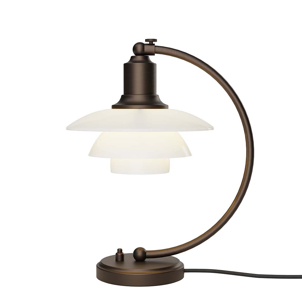 PH 2/2 Luna Bordslampa (Aged Brass) - Louis Poulsen