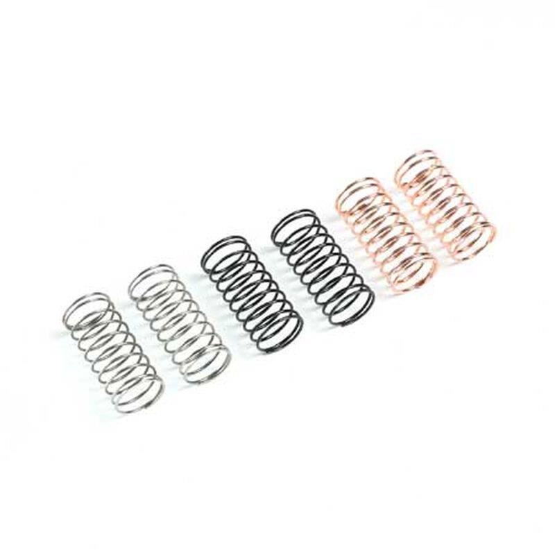LOSI Front Shock Springs (3 pair): Mini-T 2.0, Mini-B