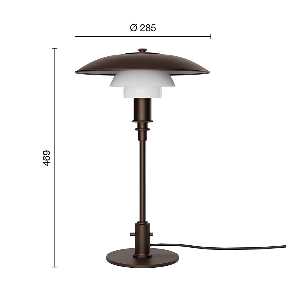 PH 3/2 Bordslampa (Aged Brass) - Louis Poulsen - 9