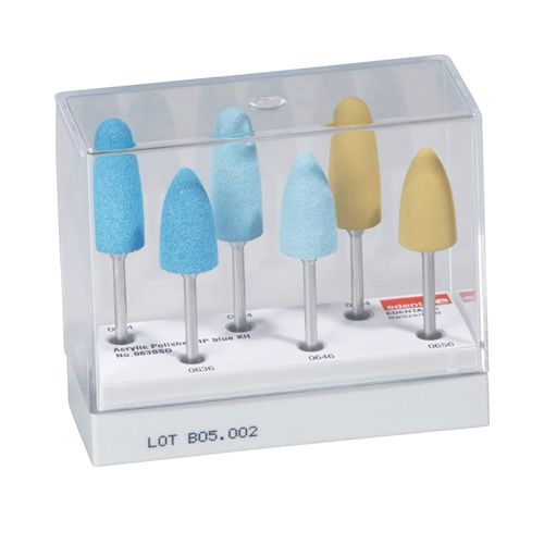 Edenta Acrylic Protespoleringskit, 6 st.