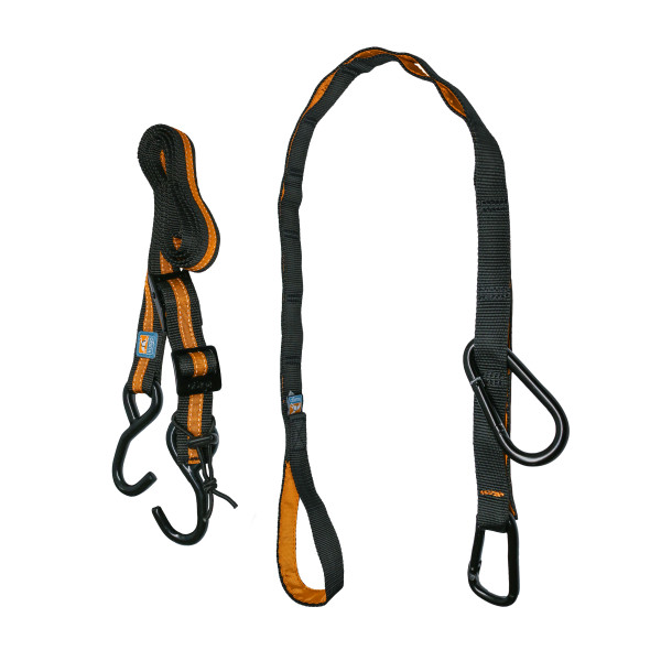 Kurgo Auto Zip Line Dog Car Safety Restraint – Black/Orange