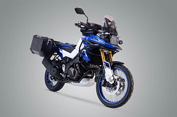 TRAX ADV aluminium case system. Suzuki V-Strom 1050DE