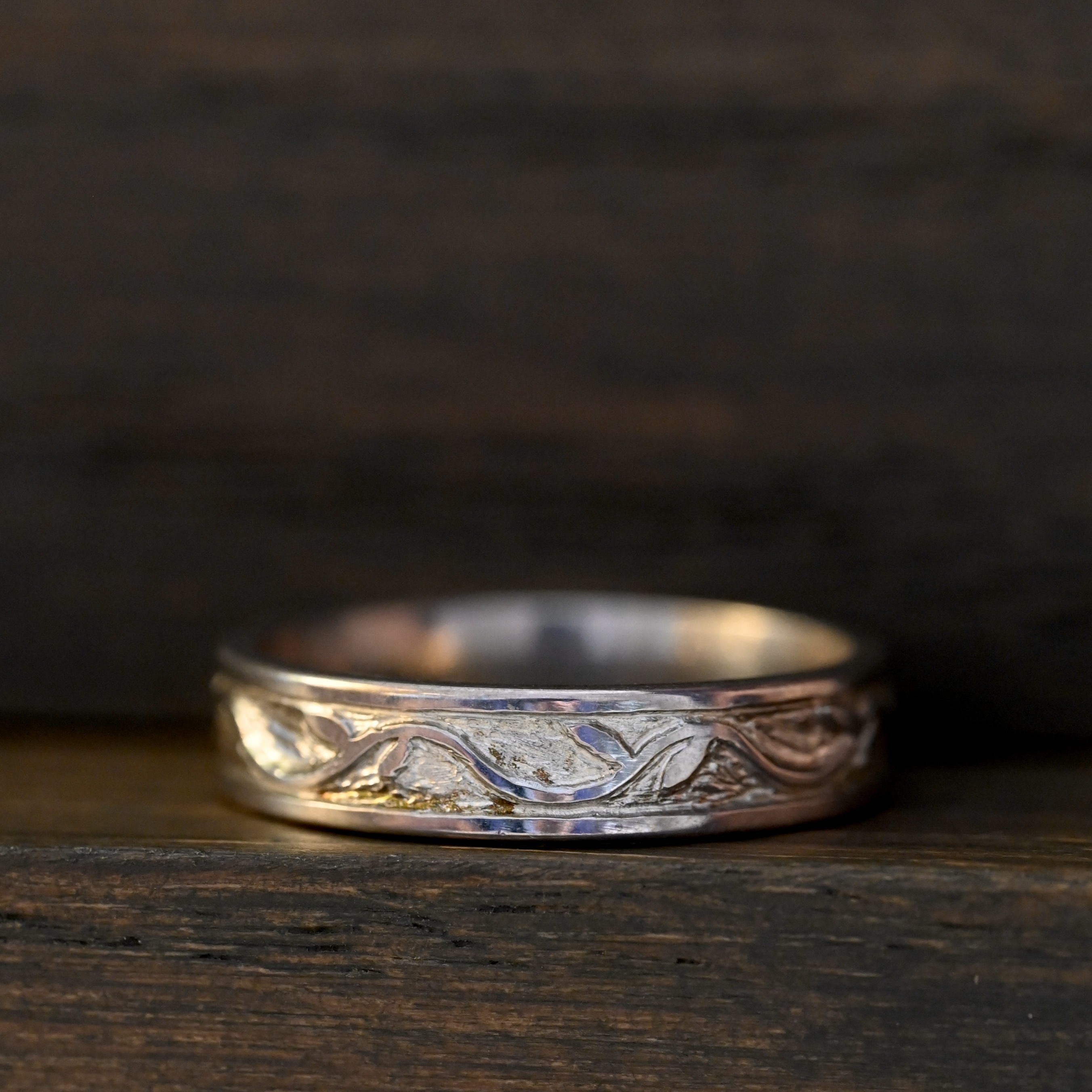Ring Up And Down It Goes handgravyr silver