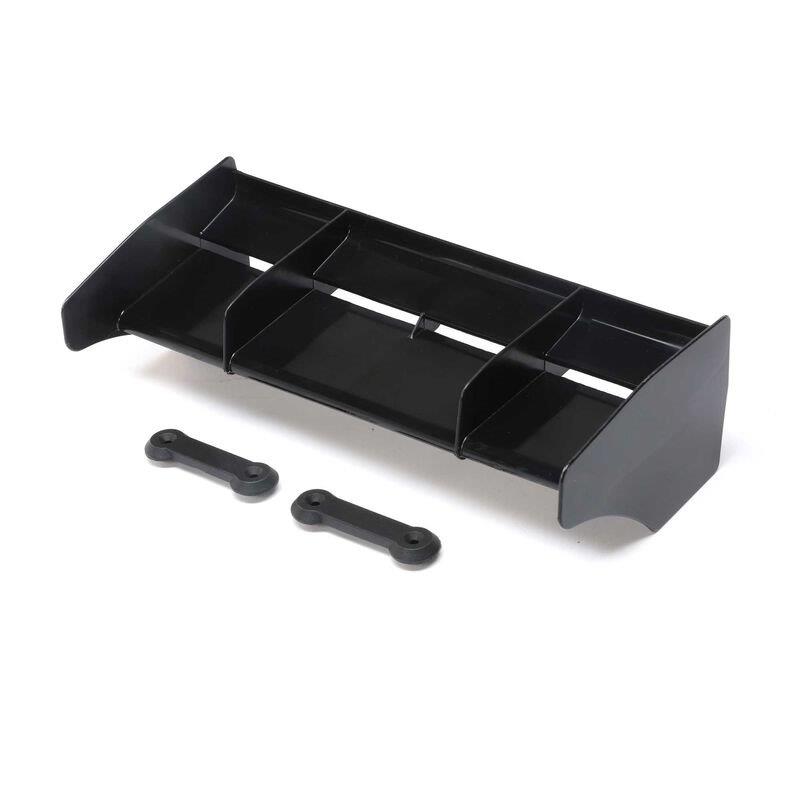 LOSI Wing, Black: 8X, 8XE, 8XT