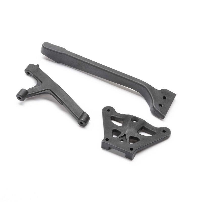 LOSI Chassis Brace Set: 8XE RTR, 8XTE RTR