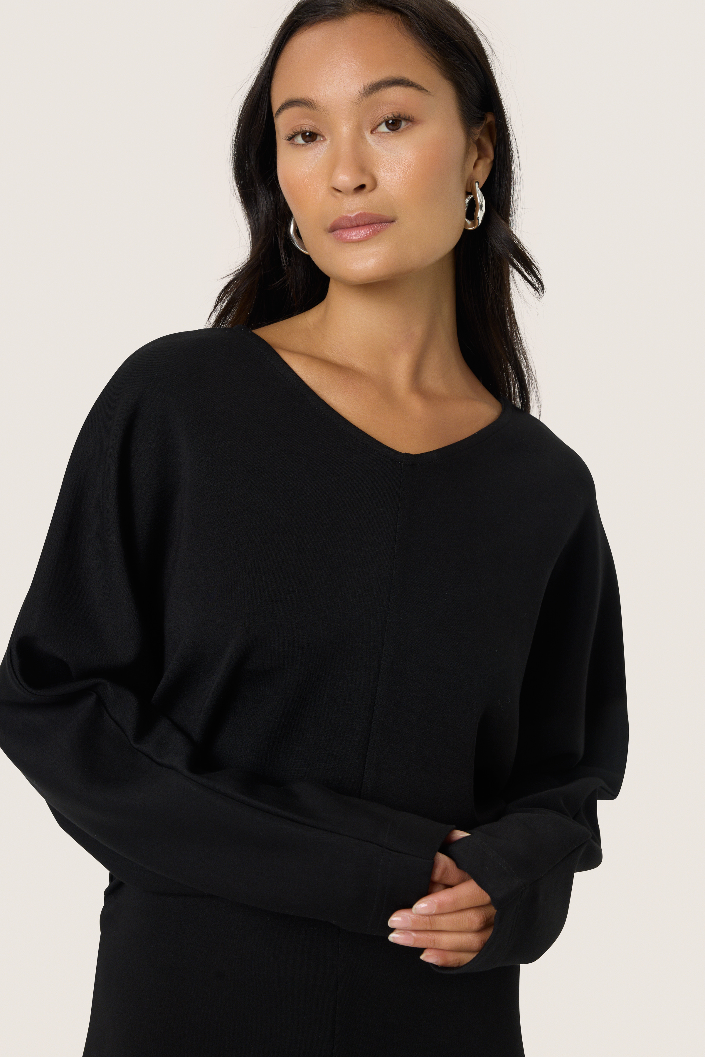 SLMarigold Bat Dress Black - 3