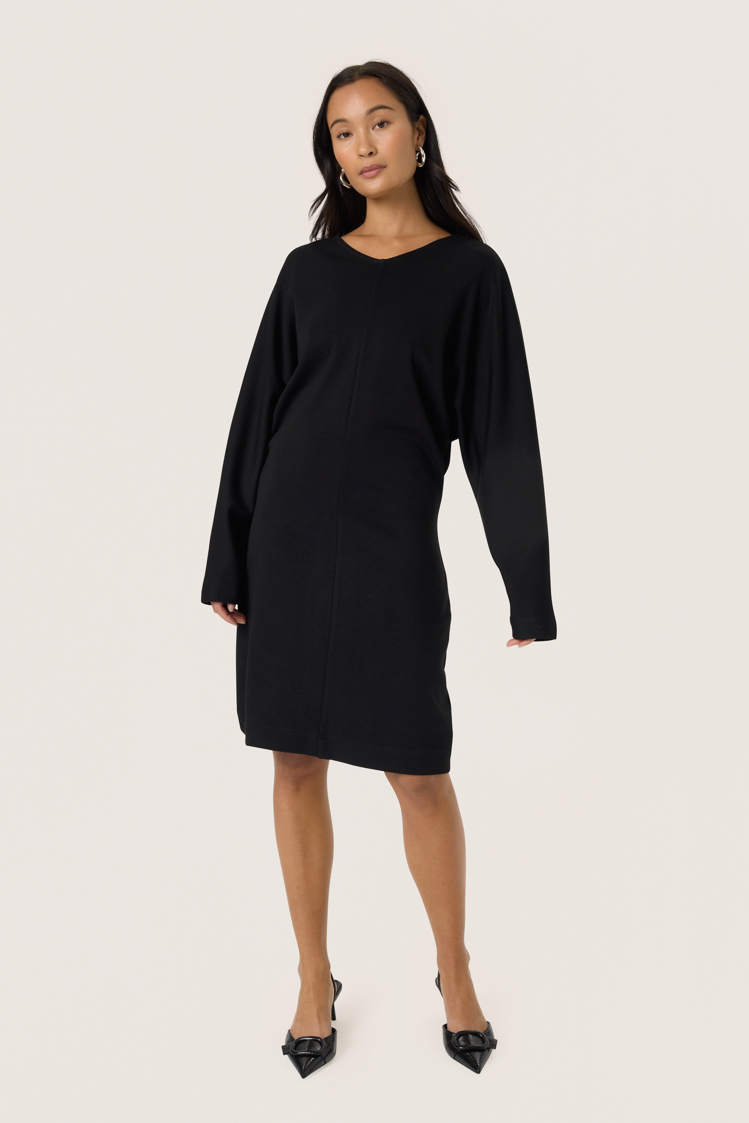 SLMarigold Bat Dress Black - 4
