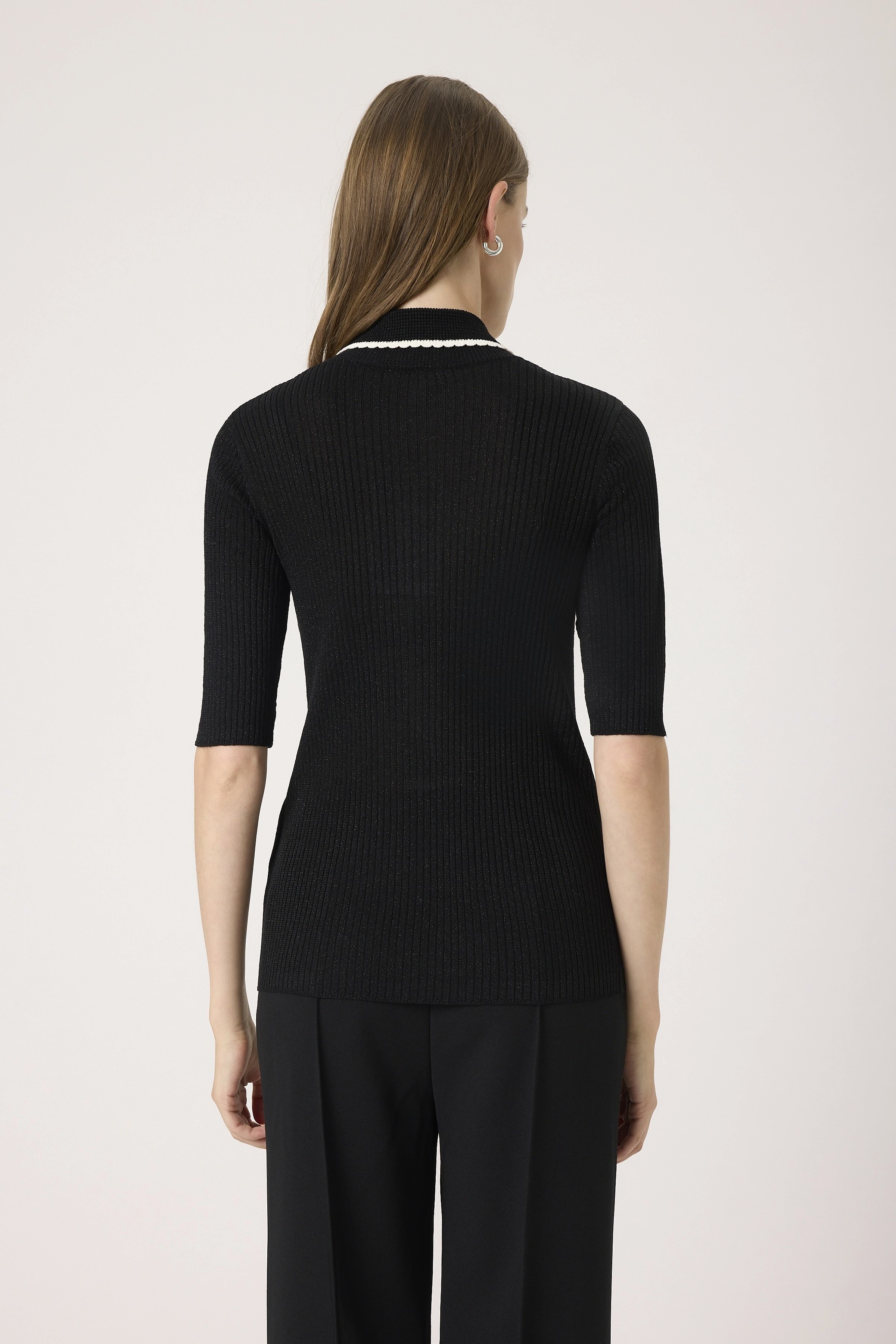SLLaisa Polo Pullover Black - 6
