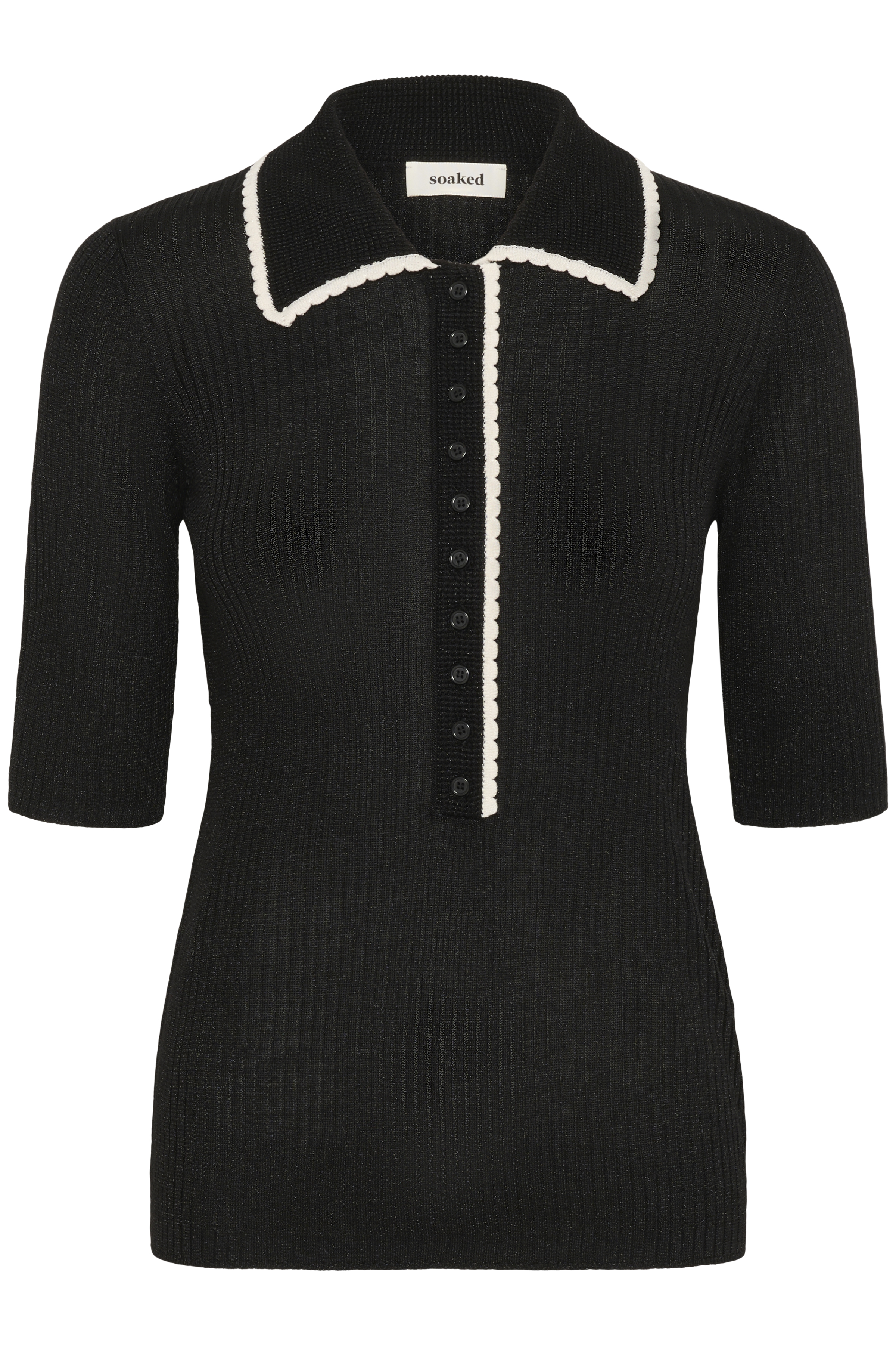 SLLaisa Polo Pullover Black
