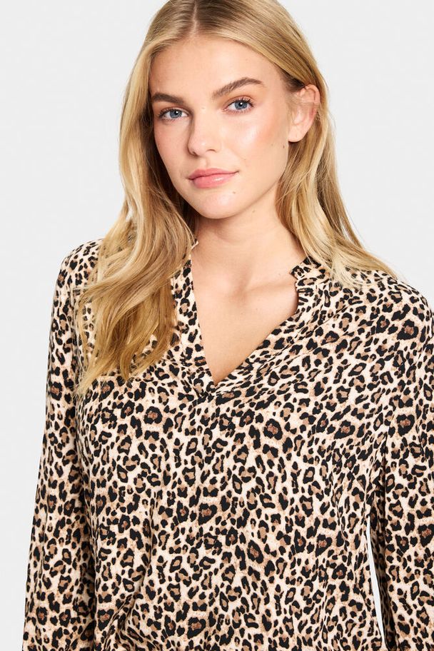 EdaSZ Blouse Black Reg Leo - 6