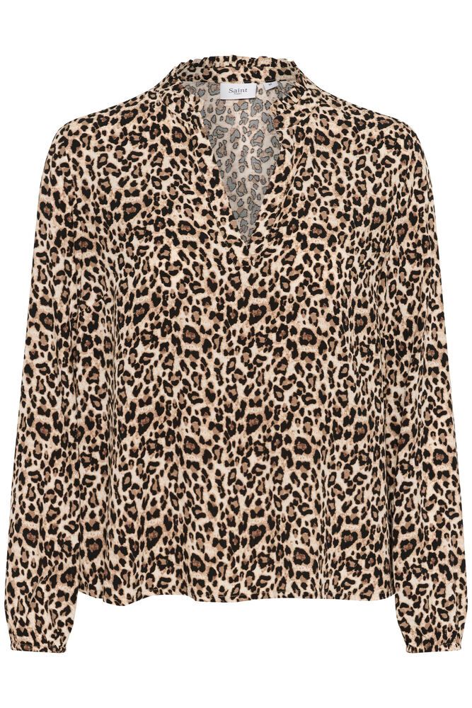 EdaSZ Blouse Black Reg Leo