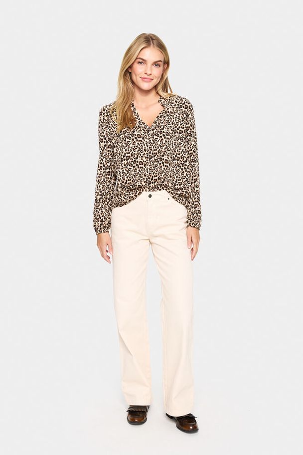 EdaSZ Blouse Black Reg Leo - 4