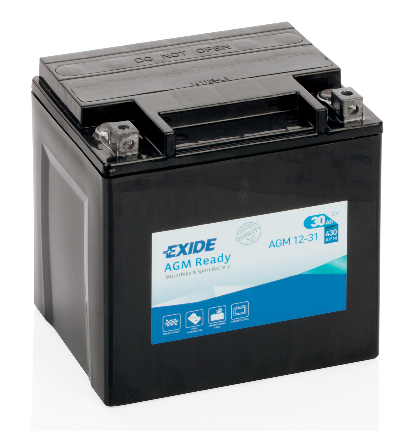 Exide  AGM12-31 12V 30Ah 166x126x175 - + (YIX30L-BS)