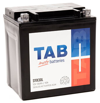 TAB Mp-Akku SYIX30L 12V 30Ah 385A 166x126x175 - + 