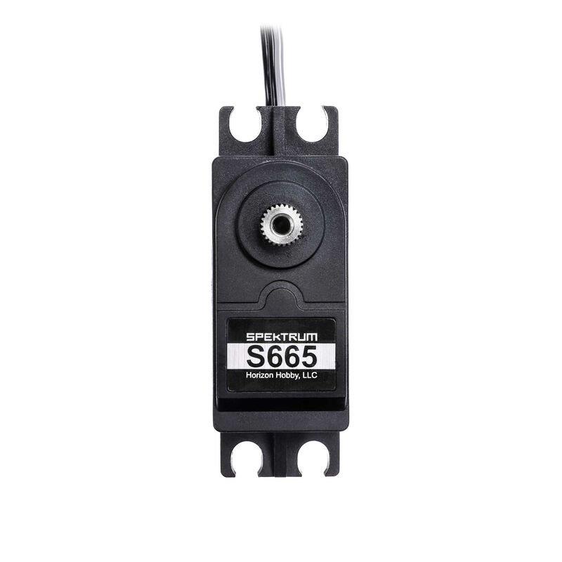 Spektrum S665 Standard High Torque Steel Gear Servo, 25T - 3