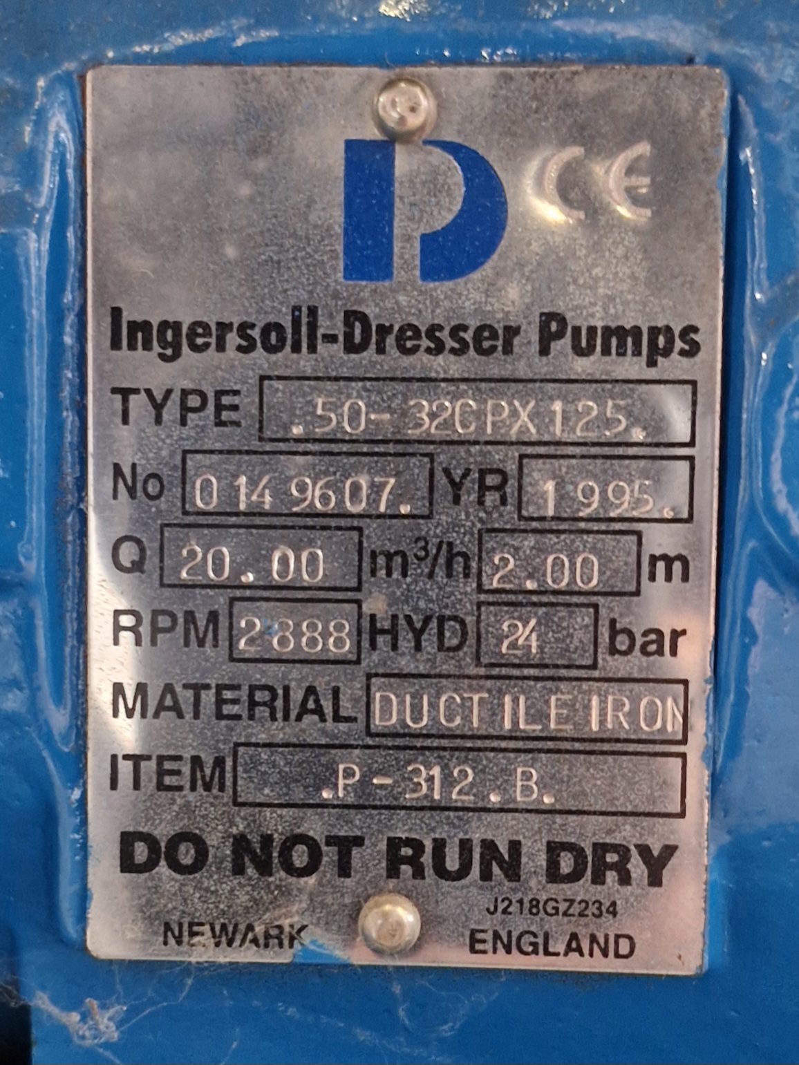 Centrifugalpump 50-32CPX125 - 5