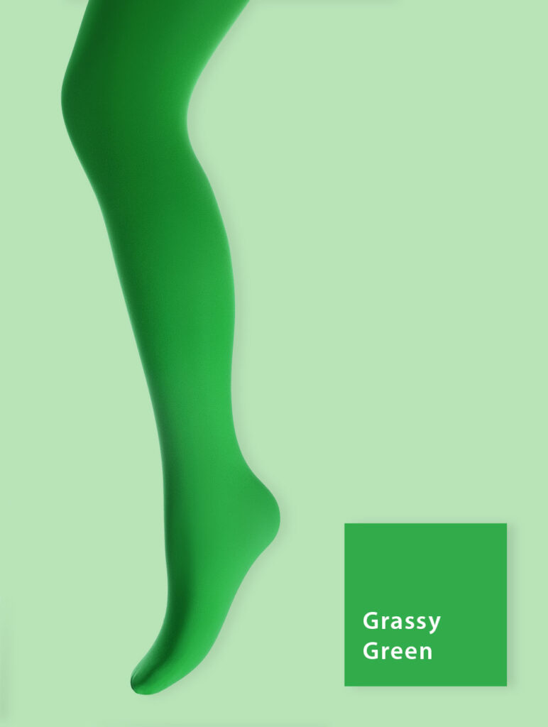 Du Milde strumpbyxor grassy green