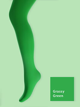 Du Milde strumpbyxor grassy green