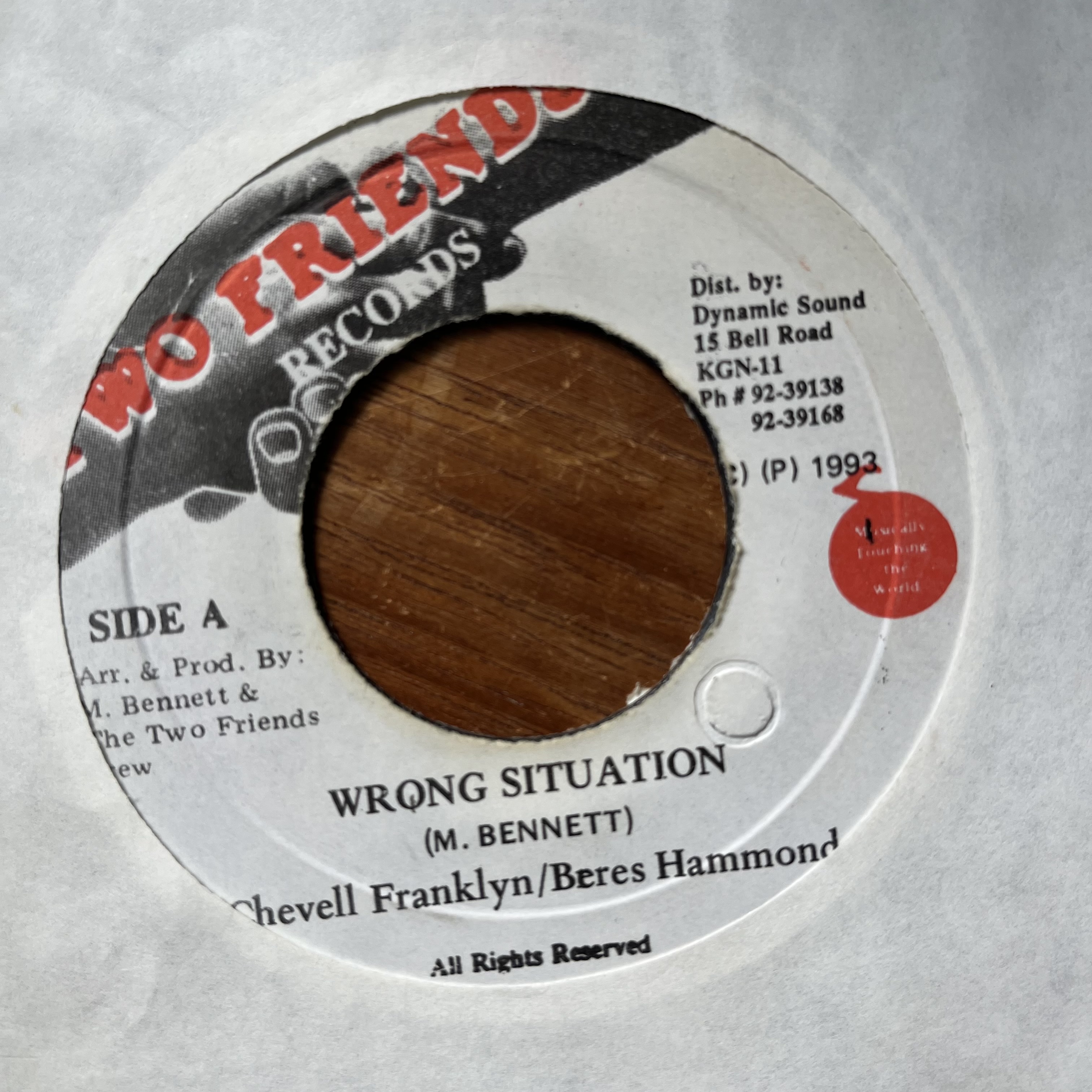 Chevell Franklyn/Beres Hammond – Wrong Situation
