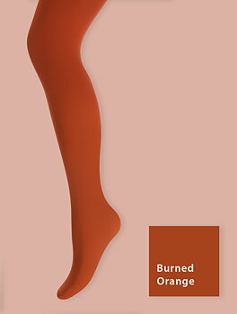 Du Milde strumpbyxor burned orange