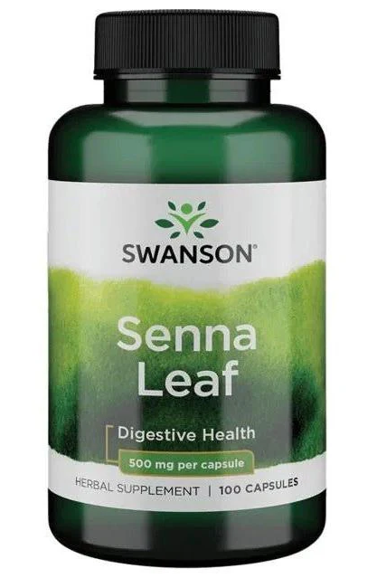 Swanson - Sennablad, 500mg - 100 kapslar