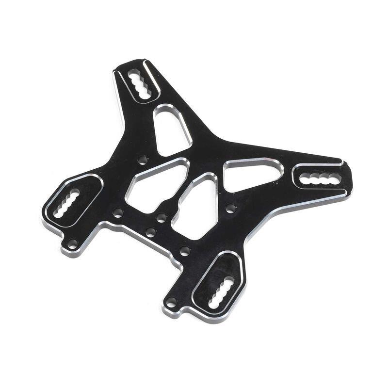 TLR Rear Shock Tower, Aluminum: 8X, 8XE 2.0