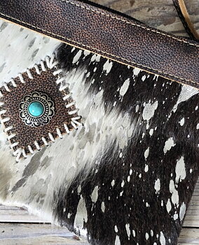 Crossbody Bag Skinnväska - Turquoise Concho