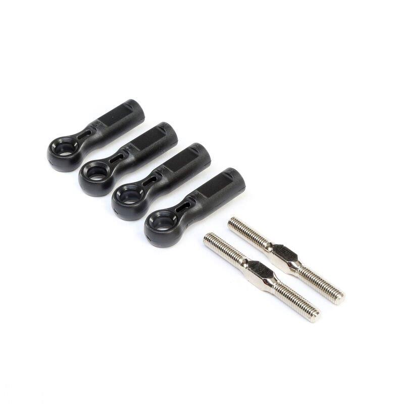 TLR Turnbuckle 4.5mm x 45mm (2): 8X, 8XE