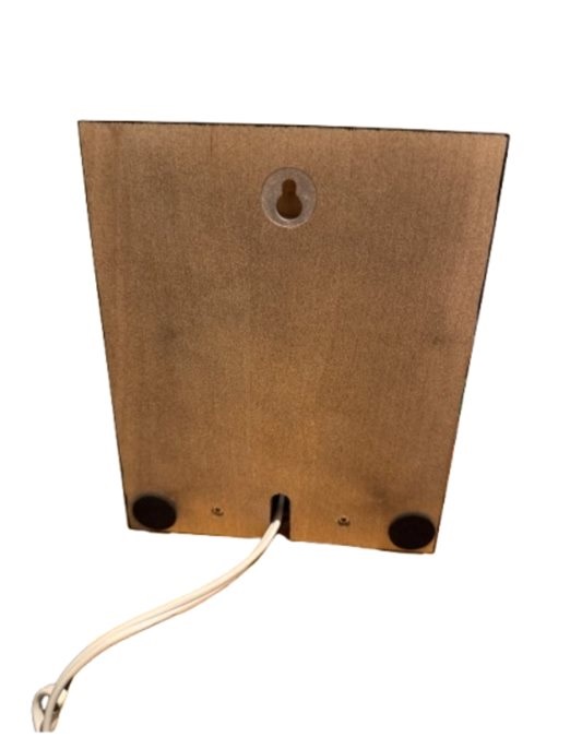 Light Base in Wood Black Wall Light 18 LED - 3