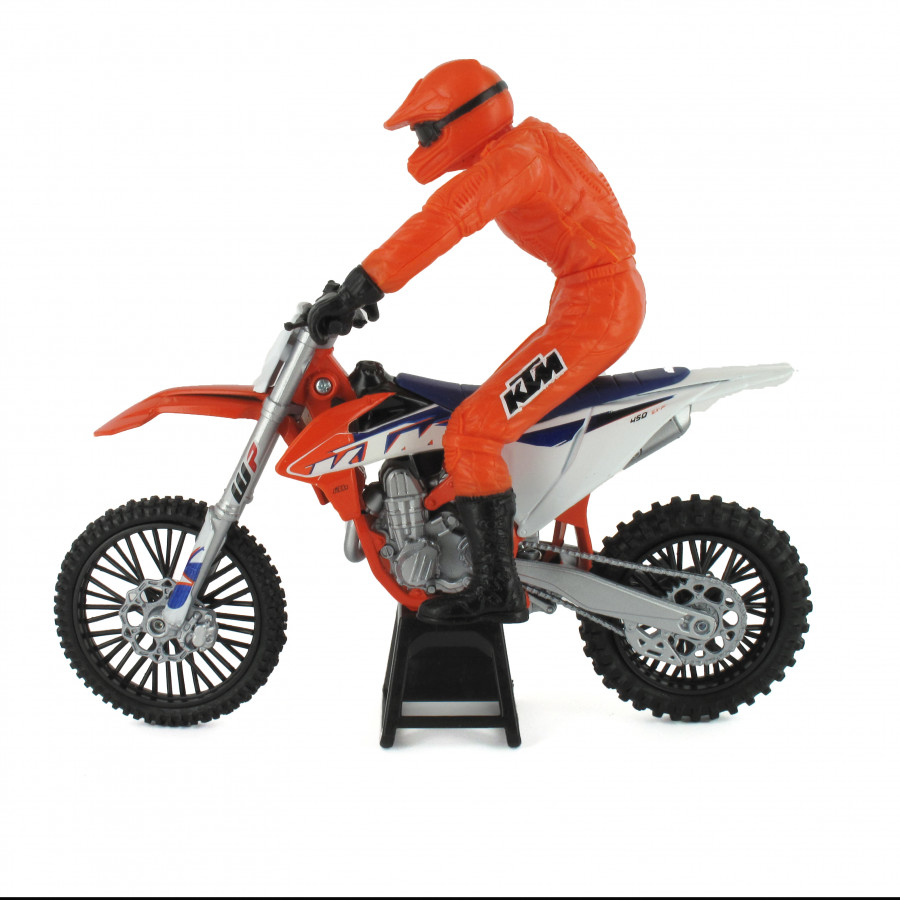 1:12 KTM 450 SX-F , Med förare - 2