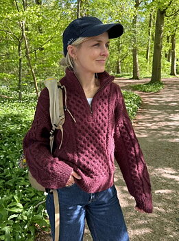 PetiteKnit Dagmar Zipper Sweater (18 m struktur st 4,5)