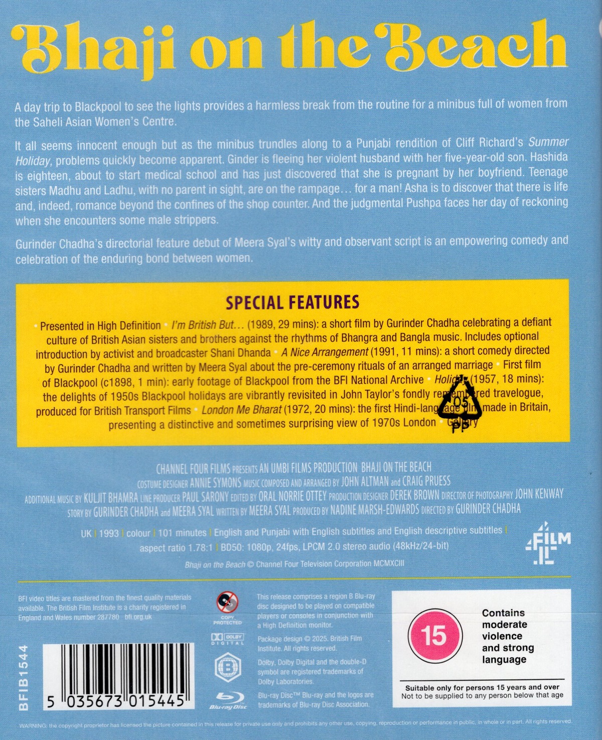 Bhaji on the Beach (ej svensk text) (Blu-ray) - 2