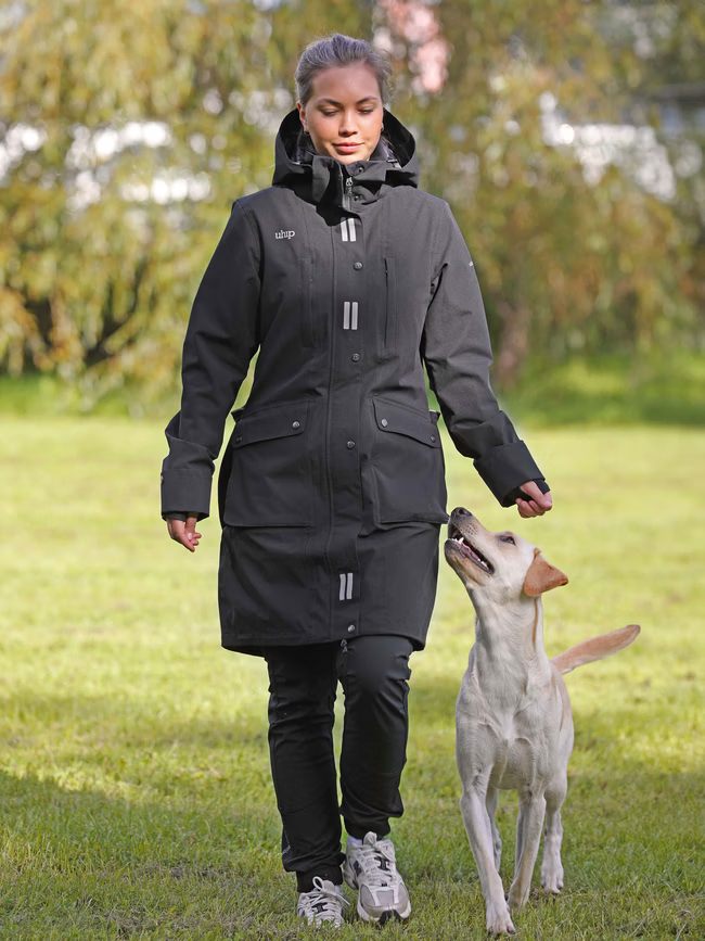 Uhip Regular Pro Dog Trainer Long Jacket Jet Black - 3