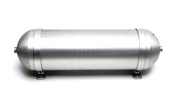 Ta-Technix - Lufttank 11 Liter Sömlös Borstad Aluminium  