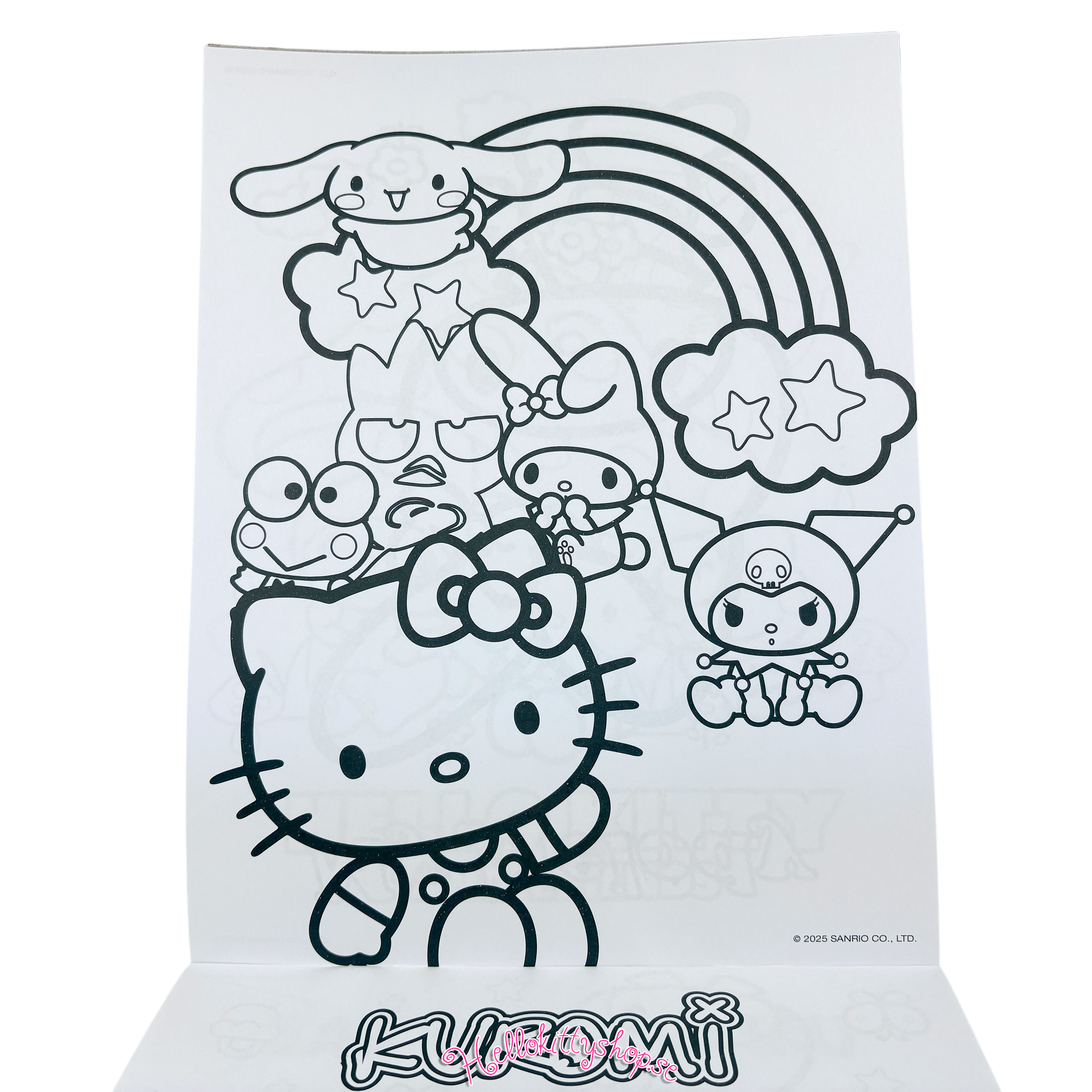 Hello Kitty and Friends Målarhäften med Färgpennor - 7