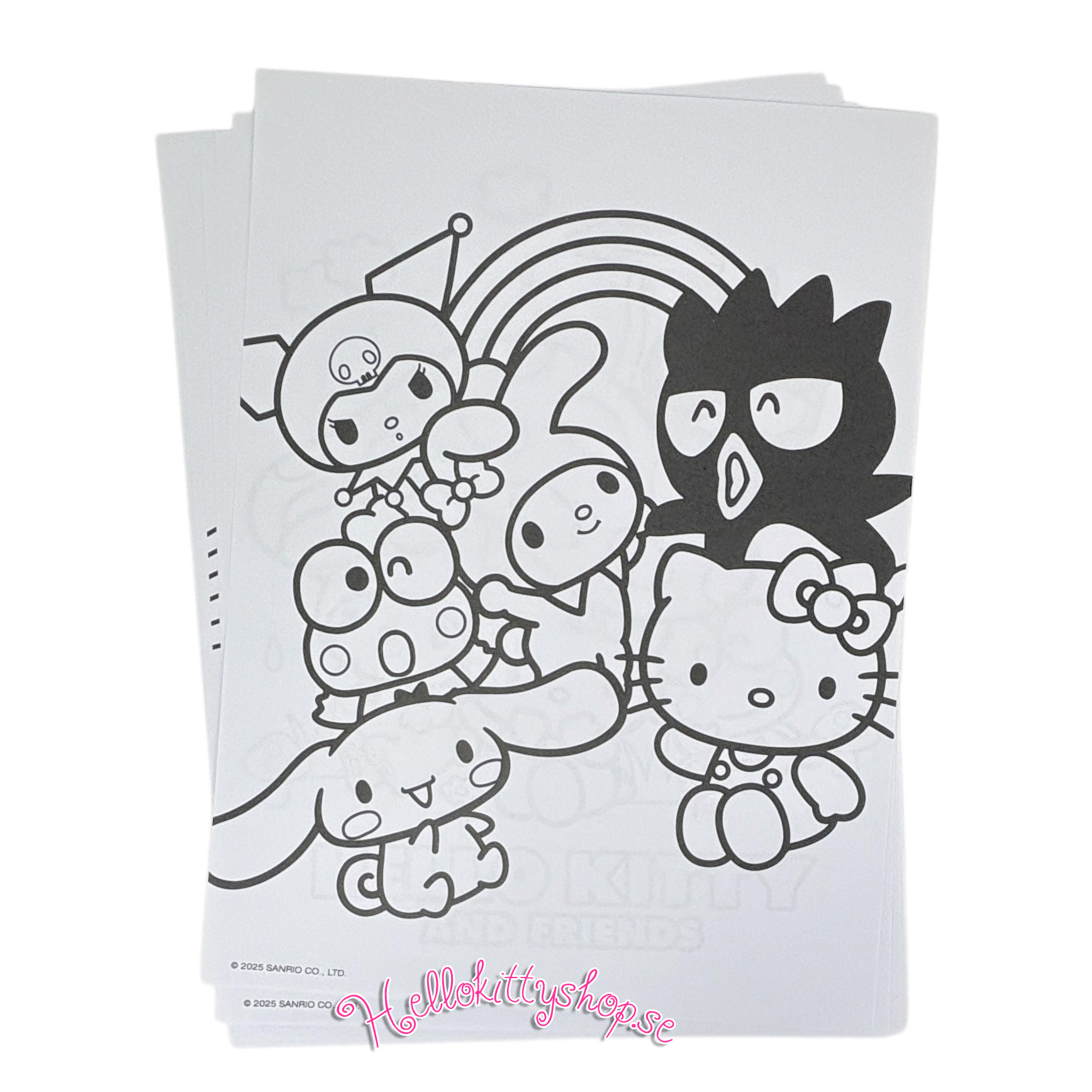 Hello Kitty and Friends Målarset med Klistermärken - 4