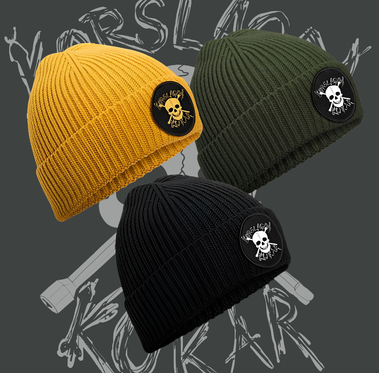 KORSLAGDA KUKAR - Logo Knitted Cap