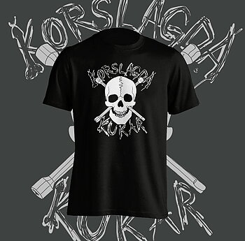 KORSLAGDA KUKAR - Logo T-shirt