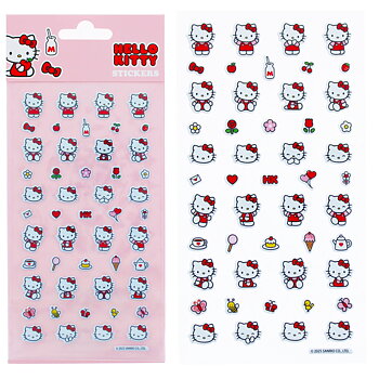 Hello Kitty Puffy Klistermärken 49 st - Pretty in Pink