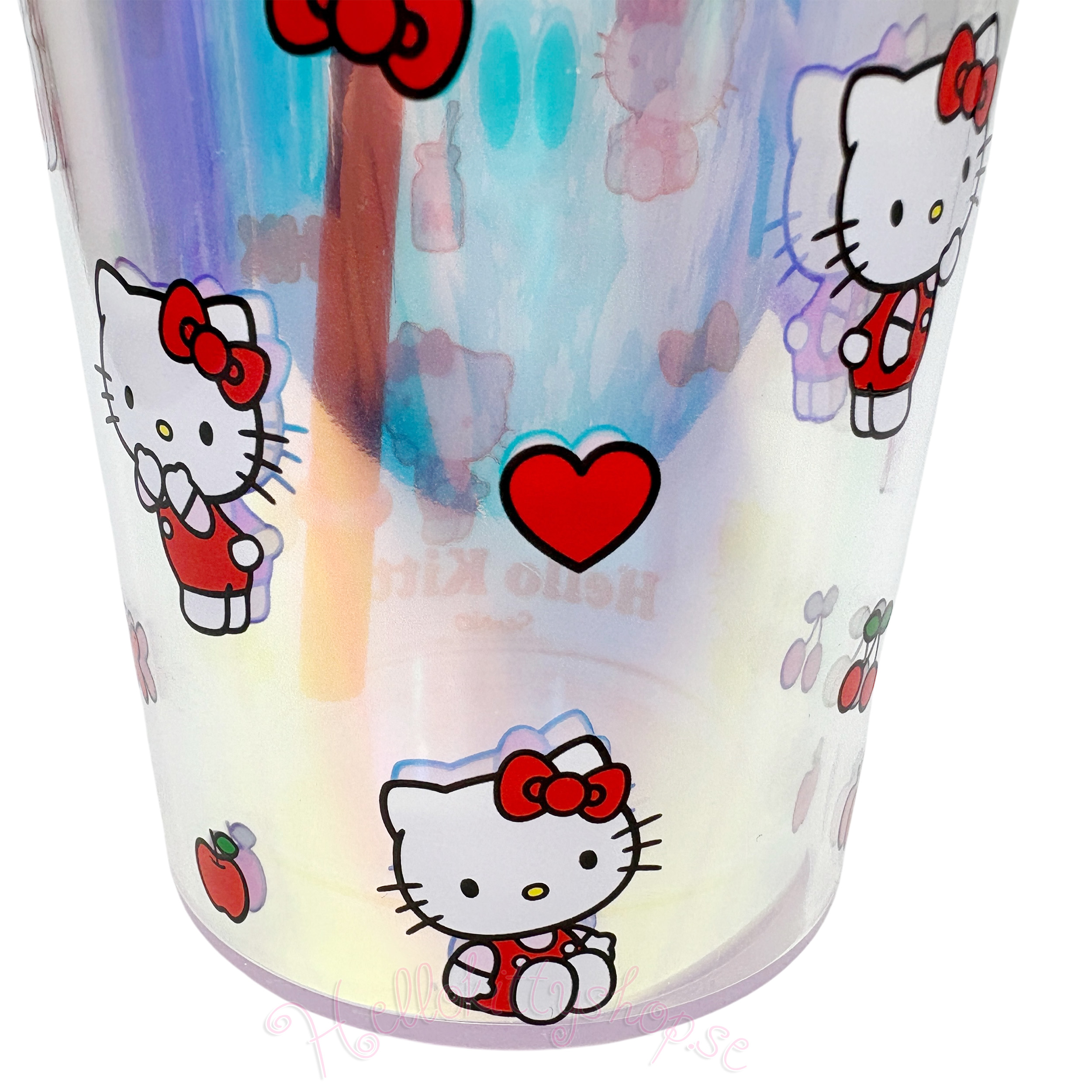 Hello Kitty Tumbler med Sugrör 600 ml - Pretty in Pink  - 3