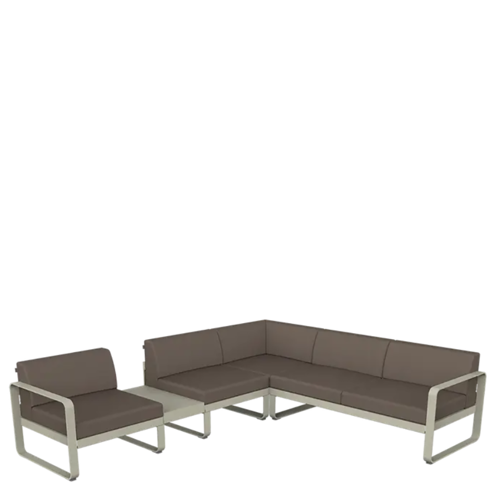Bellevie (Lounge) Corner sofa Comp. 3A & 3B - FERMOB - 5