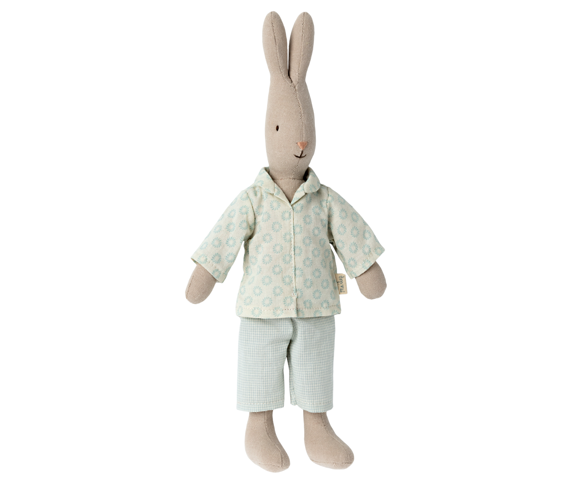 Maileg - HARE m/tvådelad pyjamas - Size 1