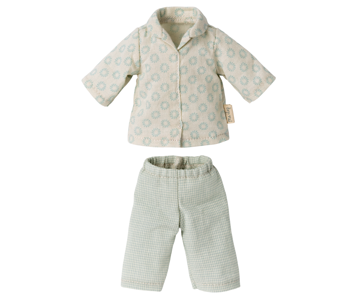 Maileg - HARE m/tvådelad pyjamas - Size 1 - 3