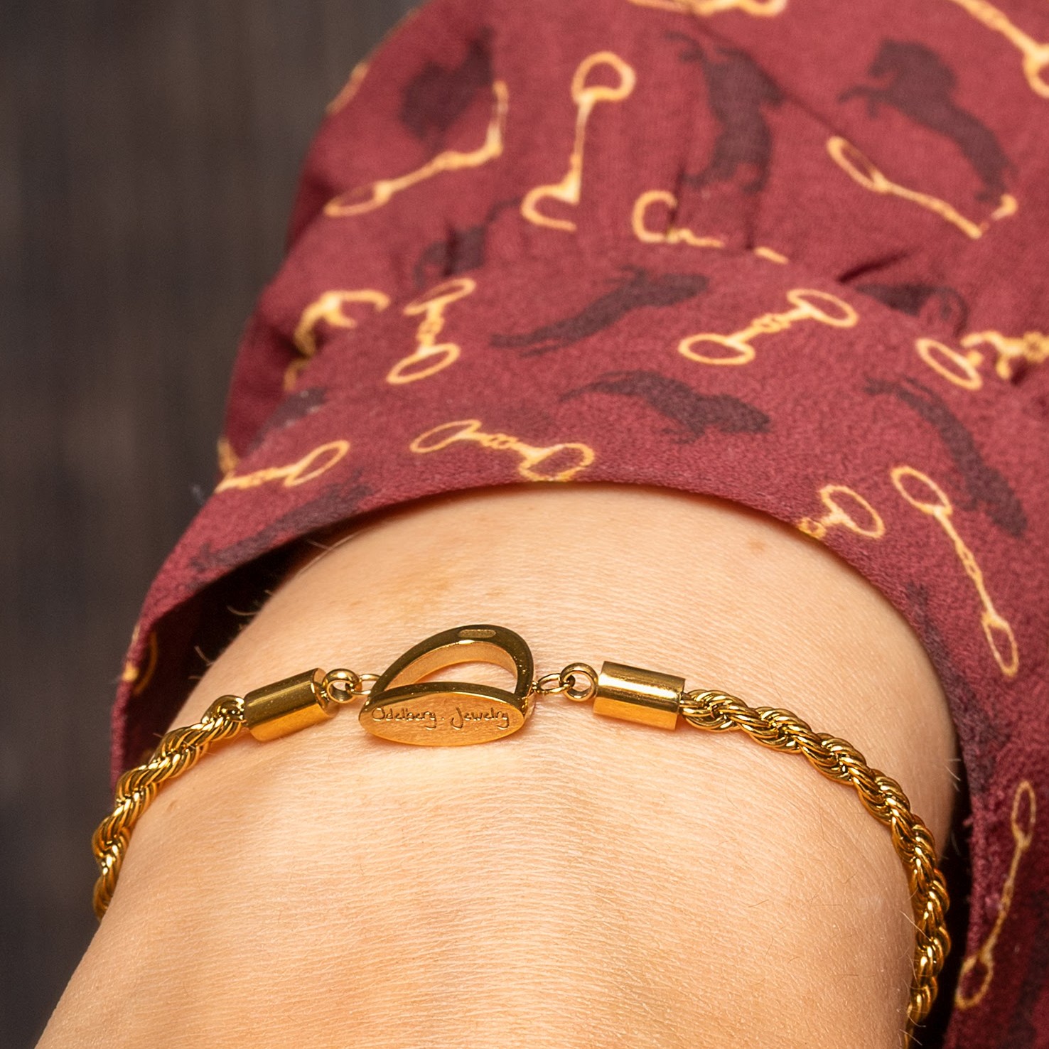 Stirrup Bracelet Gold - 4
