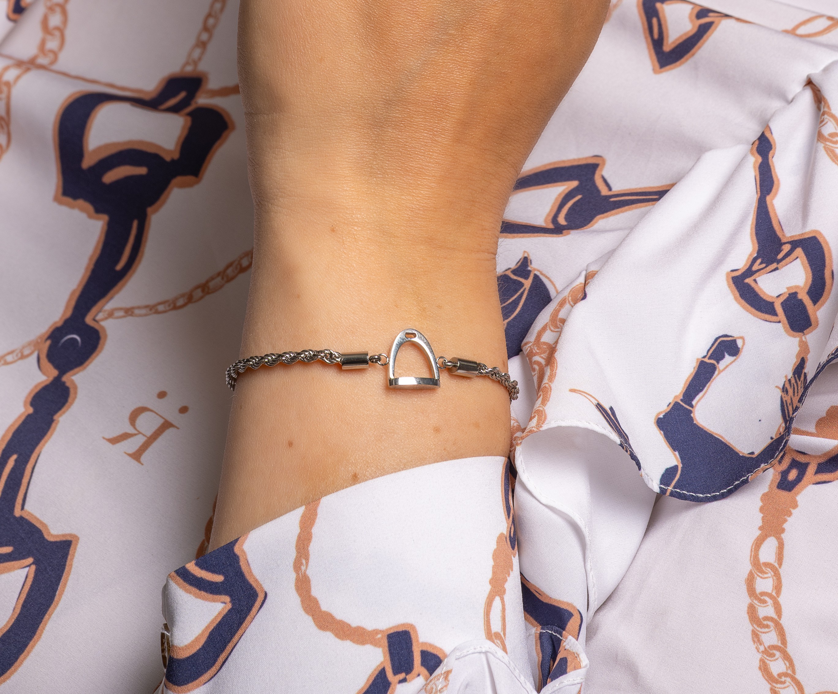 Stirrup Bracelet Silver  - 3